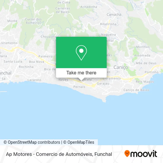 Ap Motores - Comercio de Automóveis map