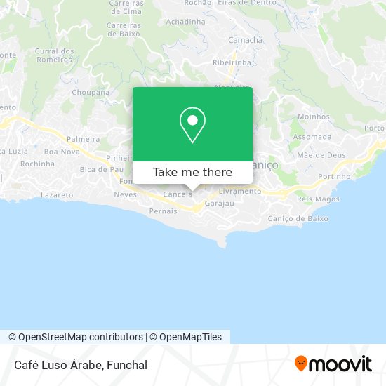 Café Luso Árabe map