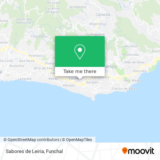Sabores de Leiria mapa