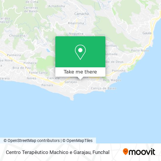 Centro Terapêutico Machico e Garajau map