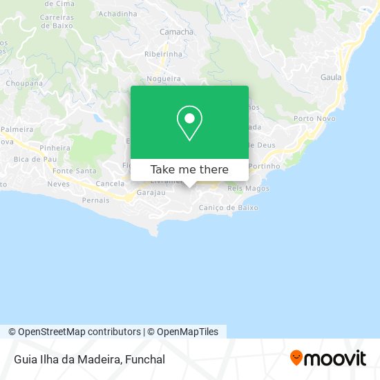 Guia Ilha da Madeira mapa