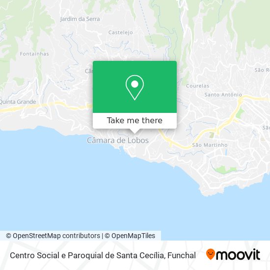 Centro Social e Paroquial de Santa Cecília map