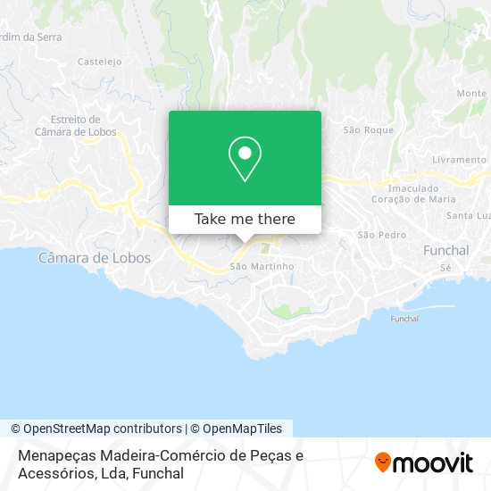 Menapeças Madeira-Comércio de Peças e Acessórios, Lda map