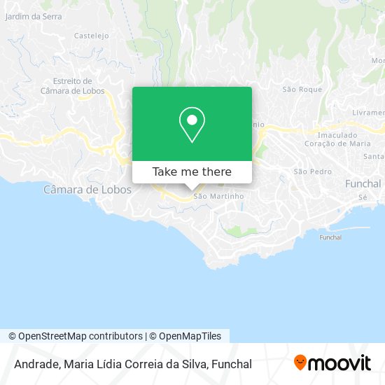 Andrade, Maria Lídia Correia da Silva map