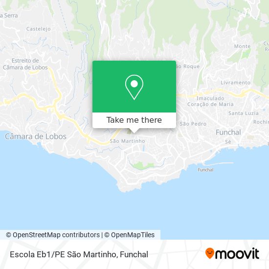 Escola Eb1/PE São Martinho mapa