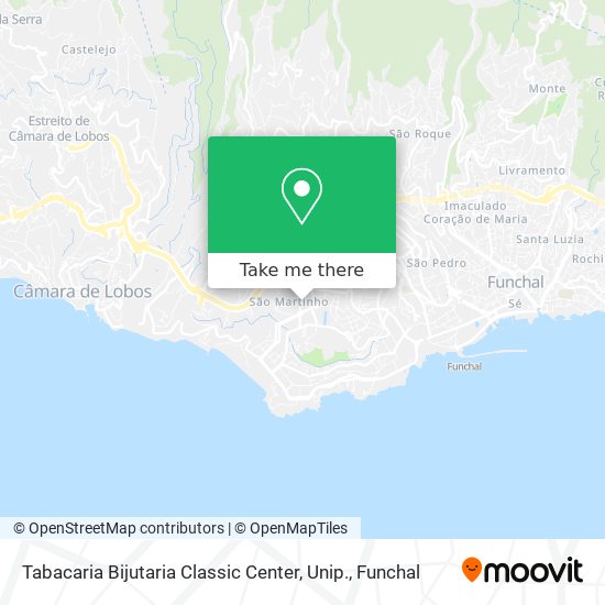 Tabacaria Bijutaria Classic Center, Unip. mapa