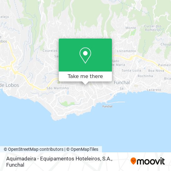 Aquimadeira - Equipamentos Hoteleiros, S.A. map