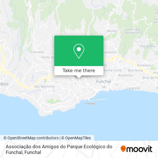 Associação dos Amigos do Parque Ecológico do Funchal map