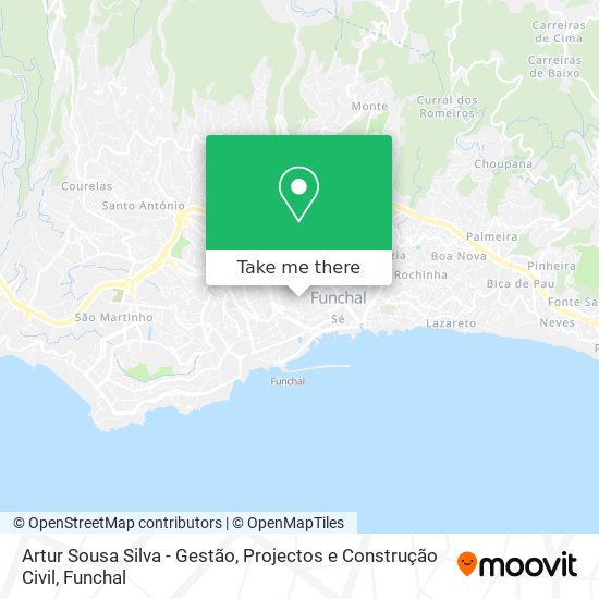 Artur Sousa Silva - Gestão, Projectos e Construção Civil map