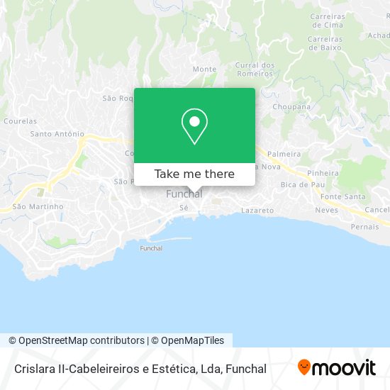 Crislara II-Cabeleireiros e Estética, Lda mapa