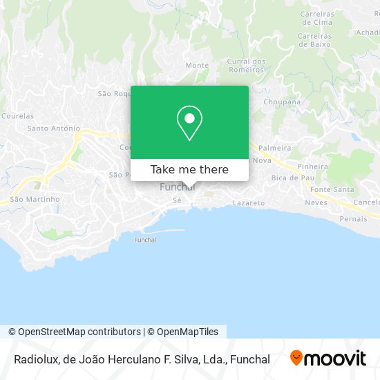 Radiolux, de João Herculano F. Silva, Lda. mapa