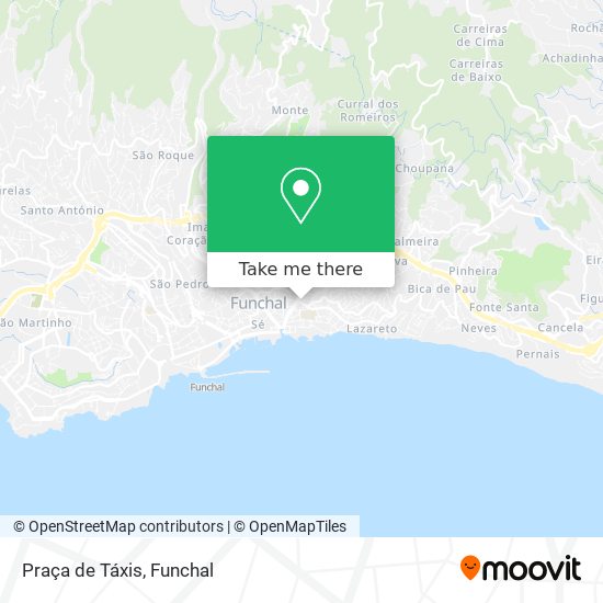 Praça de Táxis map