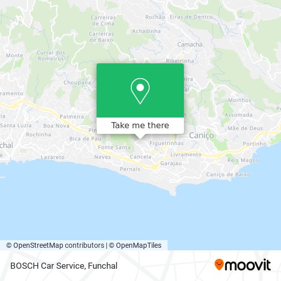 BOSCH Car Service map