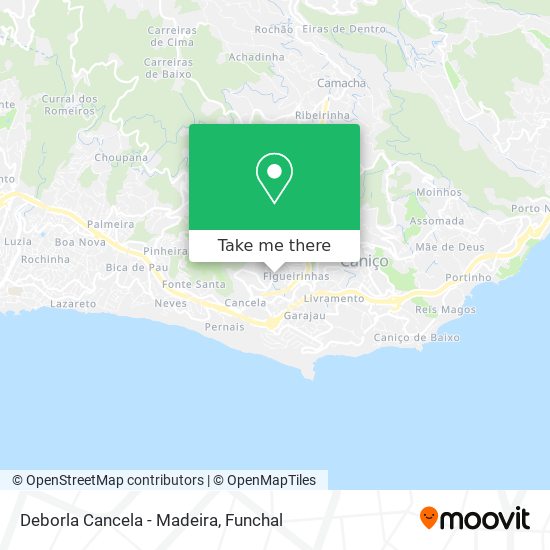 Deborla Cancela - Madeira mapa