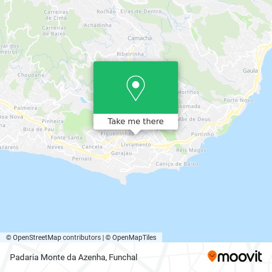 Padaria Monte da Azenha mapa
