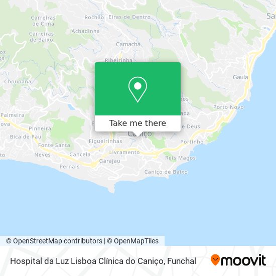 Hospital da Luz Lisboa Clínica do Caniço map