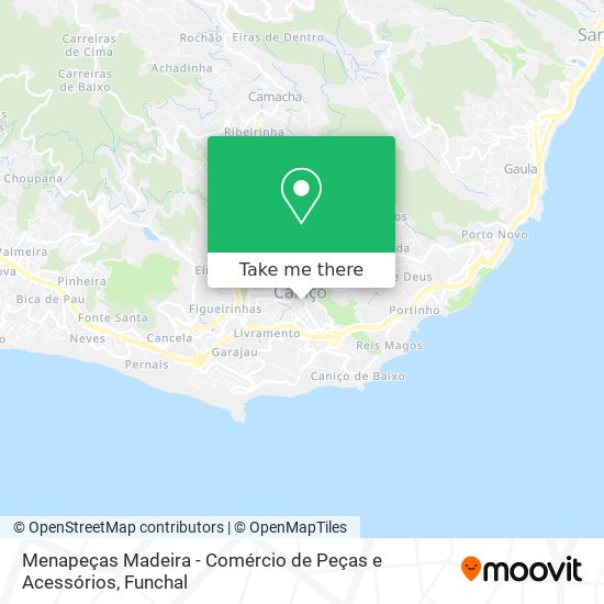 Menapeças Madeira - Comércio de Peças e Acessórios map