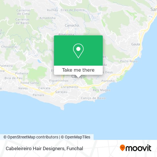 Cabeleireiro Hair Designers map