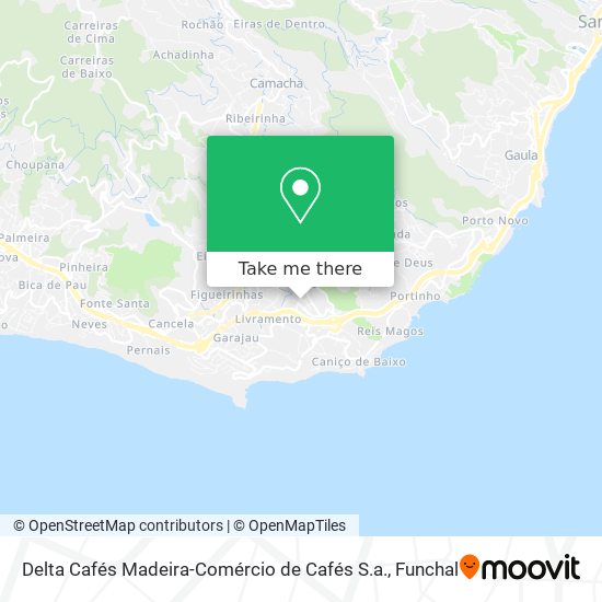 Delta Cafés Madeira-Comércio de Cafés S.a. map