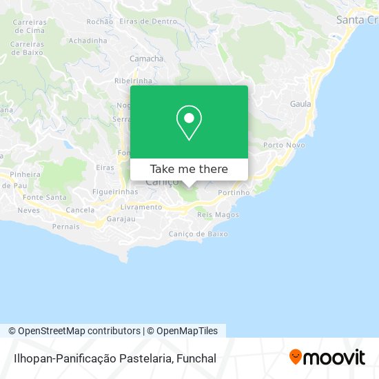 Ilhopan-Panificação Pastelaria map