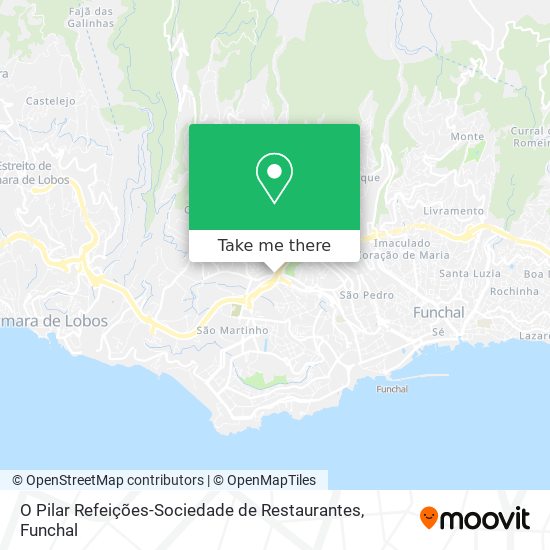 O Pilar Refeições-Sociedade de Restaurantes mapa