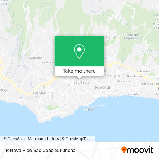 R Nova Pico São João S map