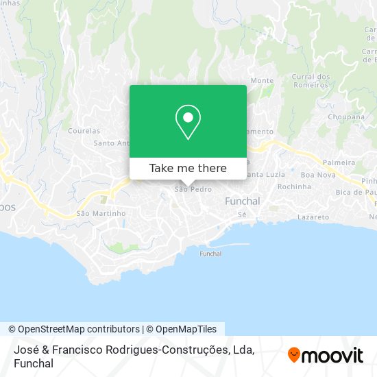 José & Francisco Rodrigues-Construções, Lda mapa