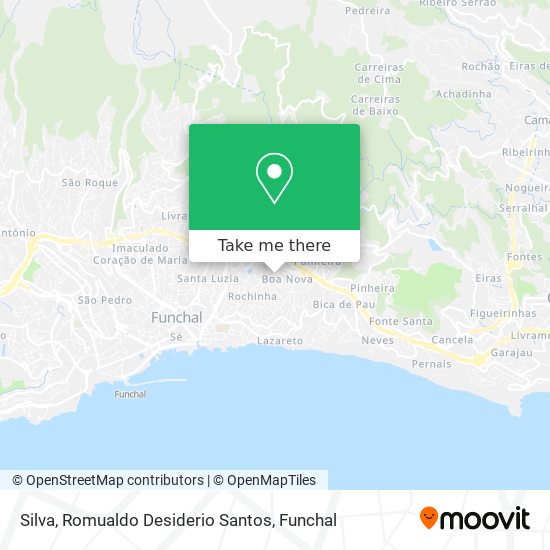 Silva, Romualdo Desiderio Santos mapa