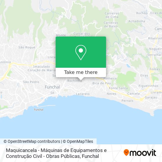 Maquicancela - Máquinas de Equipamentos e Construção Civil - Obras Públicas mapa
