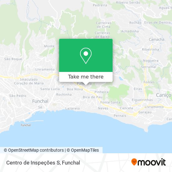 Centro de Inspeções S mapa
