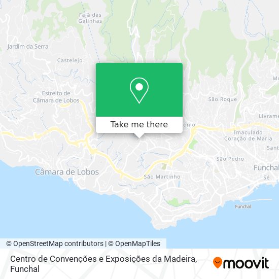 Centro de Convenções e Exposições da Madeira map