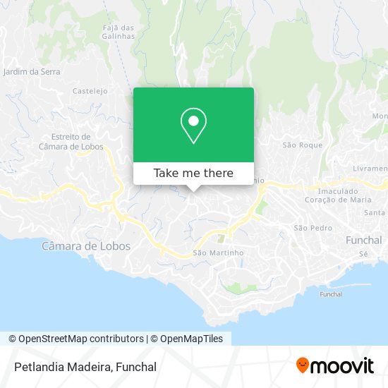 Petlandia Madeira map