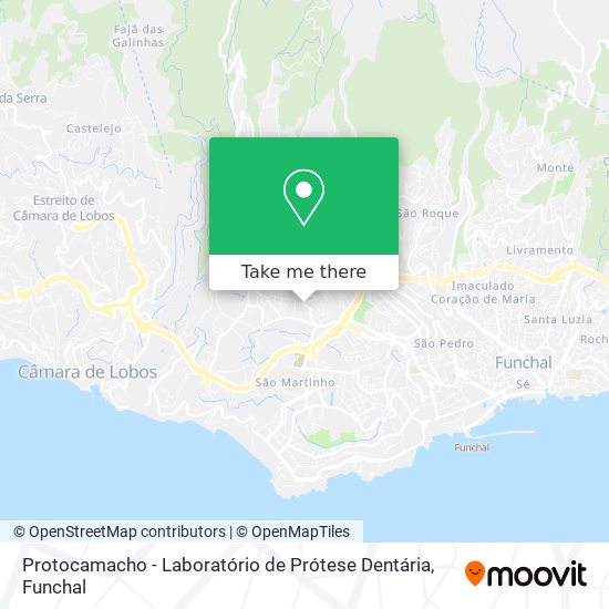 Protocamacho - Laboratório de Prótese Dentária mapa