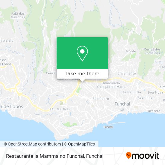 Restaurante la Mamma no Funchal map