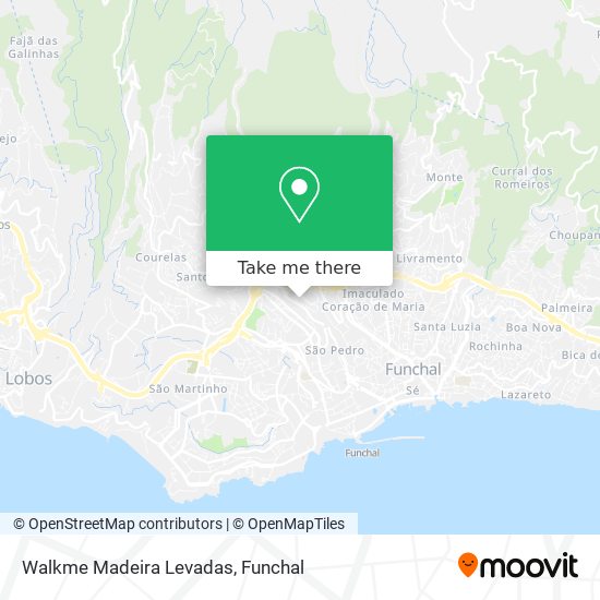 Walkme Madeira Levadas map