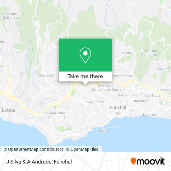 J Silva & A Andrade mapa