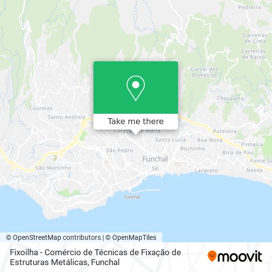 Fixoilha - Comércio de Técnicas de Fixação de Estruturas Metálicas map