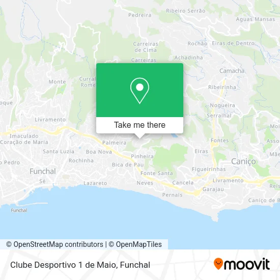 Clube Desportivo 1 de Maio map