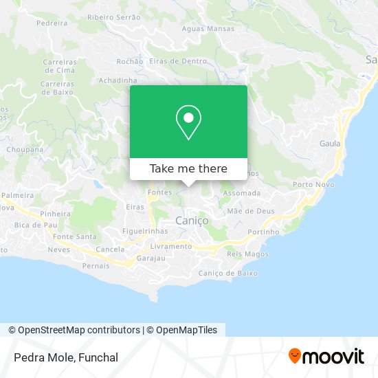 Pedra Mole map