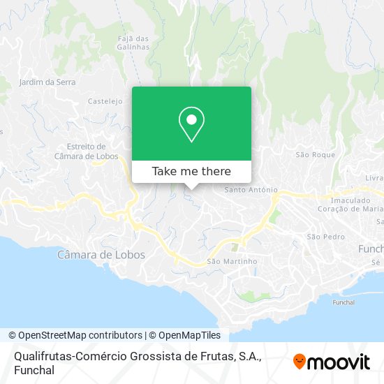 Qualifrutas-Comércio Grossista de Frutas, S.A. map