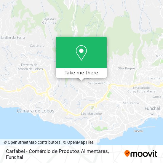 Carfabel - Comércio de Produtos Alimentares map