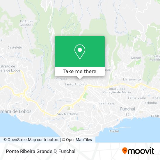 Ponte Ribeira Grande D map