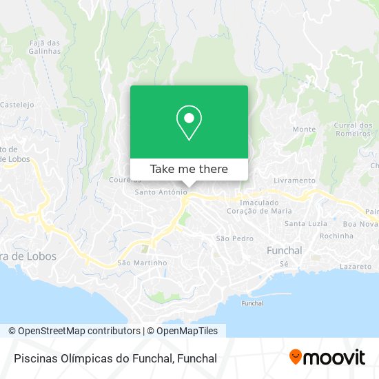 Piscinas Olímpicas do Funchal map