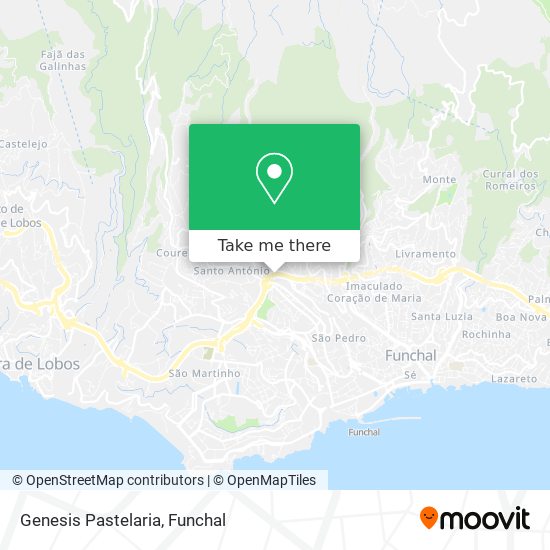 Genesis Pastelaria mapa