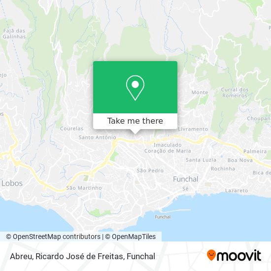 Abreu, Ricardo José de Freitas mapa