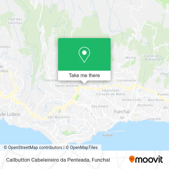 Callbutton Cabeleireiro da Penteada map