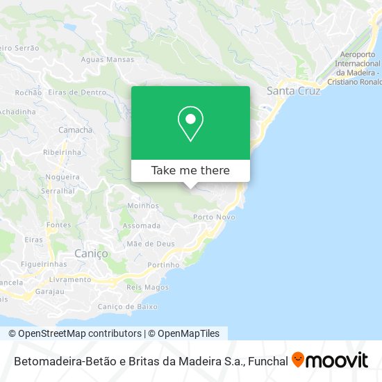 Betomadeira-Betão e Britas da Madeira S.a. map