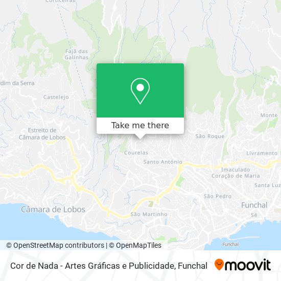 Cor de Nada - Artes Gráficas e Publicidade map