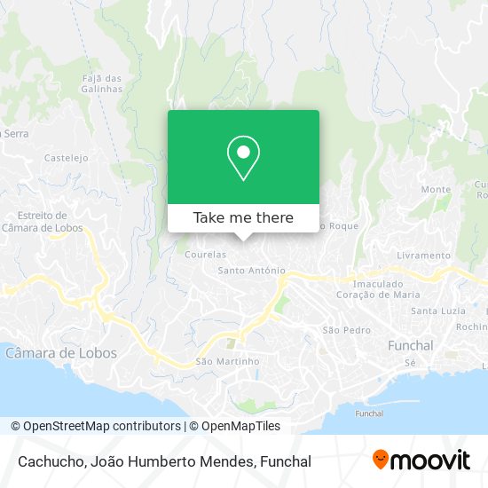 Cachucho, João Humberto Mendes map