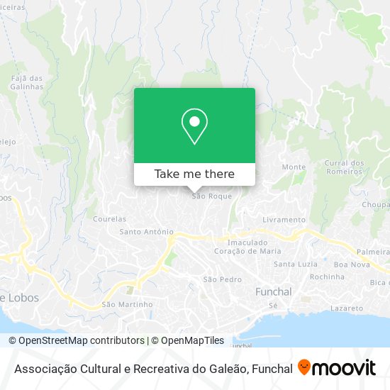 Associação Cultural e Recreativa do Galeão mapa